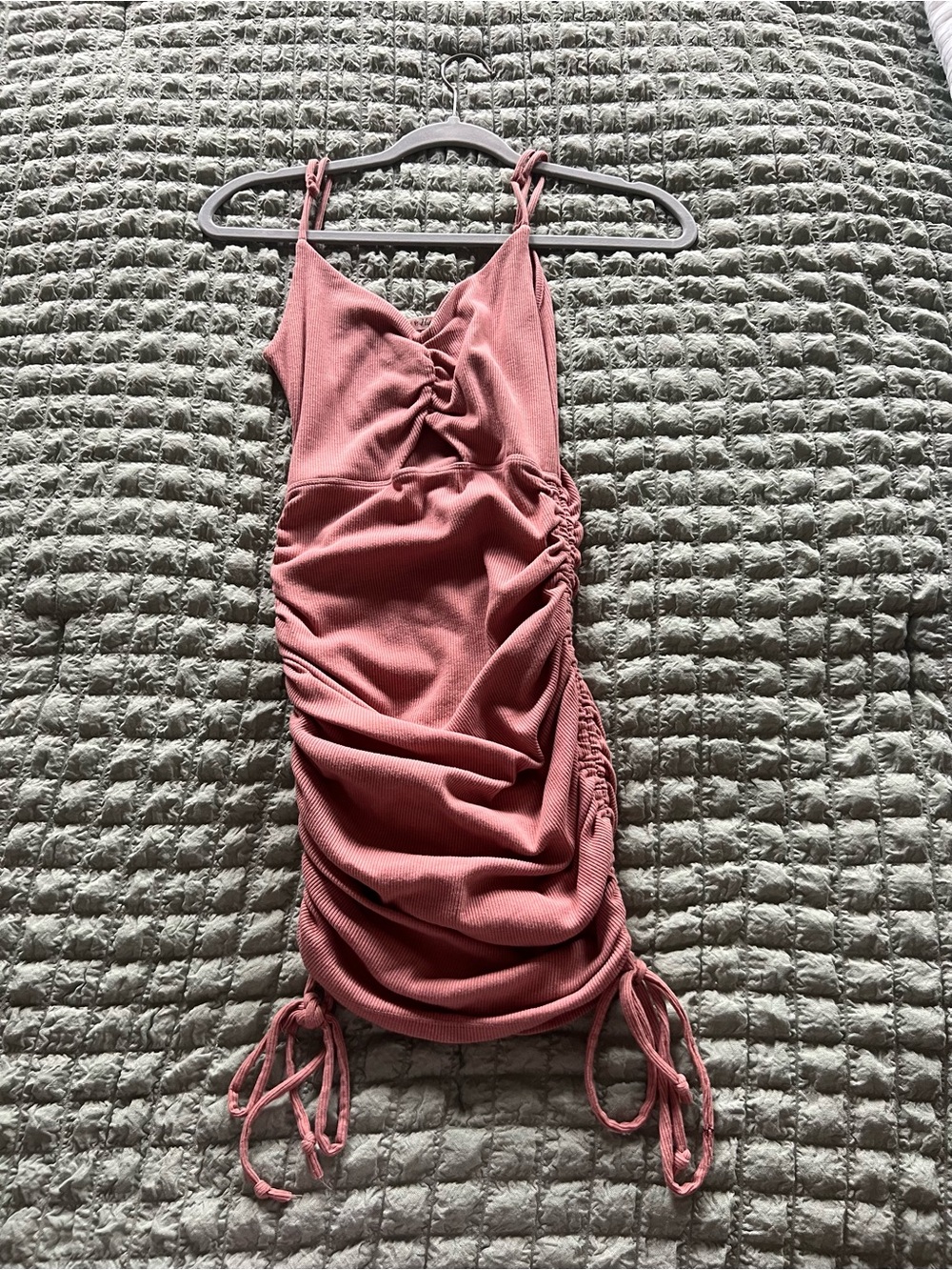 Heart Hips Ribbed Pink Knit Top